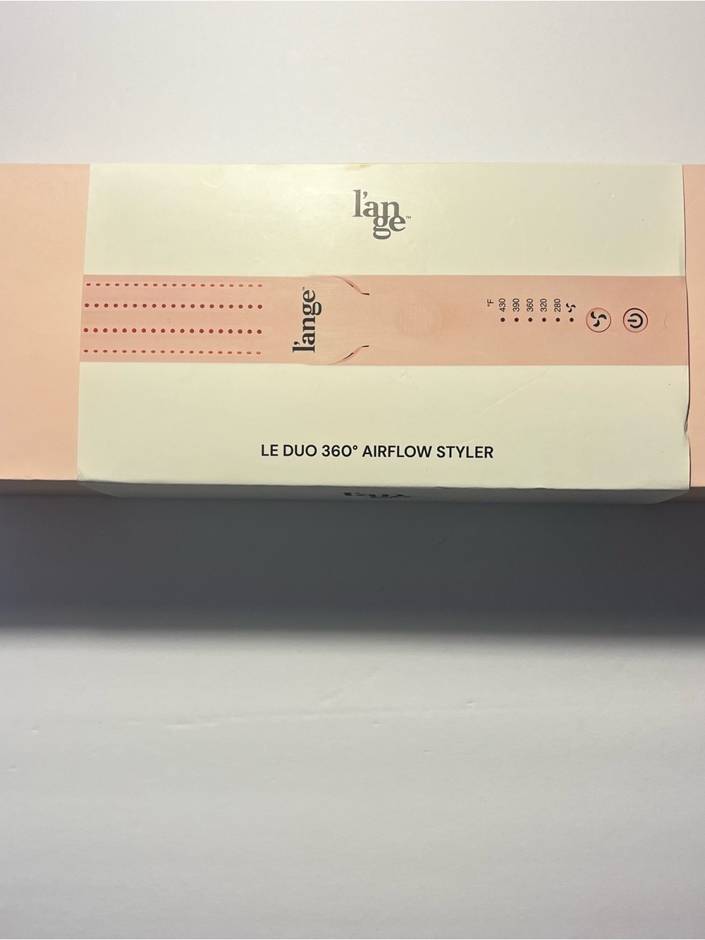 Lange Le Duo 360° Airflow Styler - Blush Pink and White